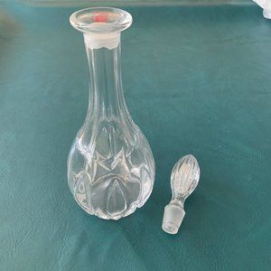 Crystal glass decanter great home decor!